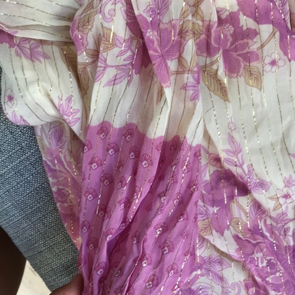 Spell X Free People coco lei floral embroidered pink tunic dress - Picture 6 of 7